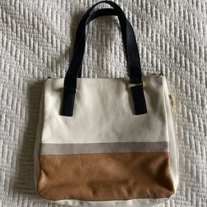 Fossil Color Block Leather Purse